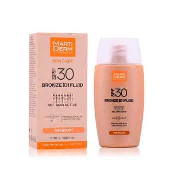Veido kremas nuo saulės Martiderm Sun Care Bronze Fluid Spf30, 50ml