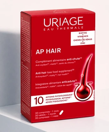 URIAGE, AP HAIR tabletės, maisto papildas, 30 vnt.