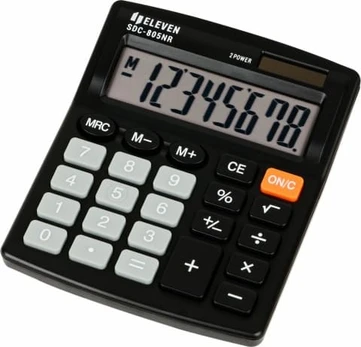 Eleven Office calkulator SDC805NR black