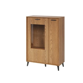 Vitrina Fox 15, 92x130x40 cm, ruda