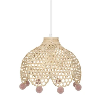 Ceiling lamp CAMPAGNE, bamboo, Ø 28 cm