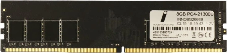 RAM Innovation It Juodas 8GB DDR4 2666MHZ DIMM