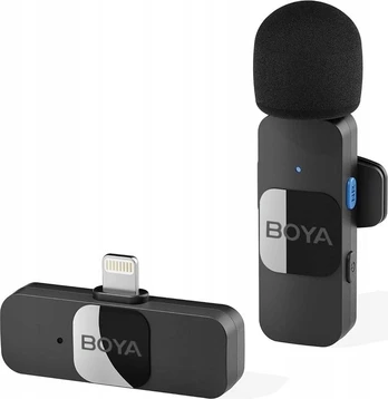 Belaidis mikrofonas Boya BY-V1, juoda