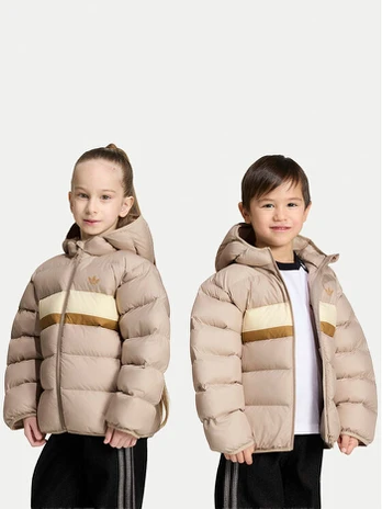 adidas Žieminė striukė Regular Puffer Blocking KR4651 Smėlio Regular Fit