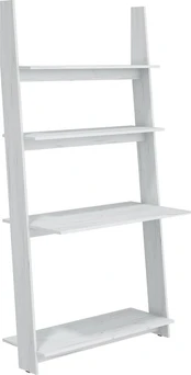 Rašomasis stalas - lentyna Rack, baltas