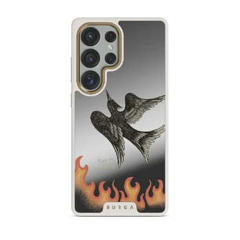 Fire Is Catching - Samsung Galaxy S25 Ultra Case, Elite Mirror Light (Magnetic) / Gold