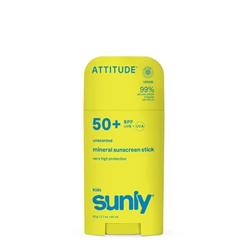 Attitude - Children's mineral sunscreen without perfume SPF 50 Sunly 60 g