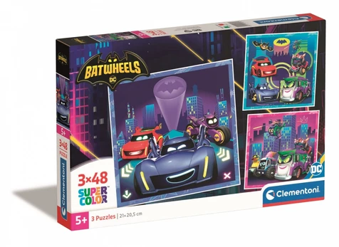 Puzzles 3x48 elements Batwheels