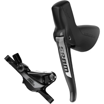 SRAM Rival 1 HRD stabdžių rankenėlė su suportu | Rear | Moto Left | Post Mount