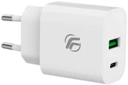 Caricatore USB-A + USB-C Universale 20W Fast Charge Fenner Tech 8058150348024 (8058150348024)