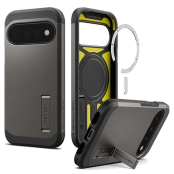 Dėklas SPIGEN TOUGH ARMOR MAG MAGSAFE GOOGLE PIXEL 11 GUNMETAL