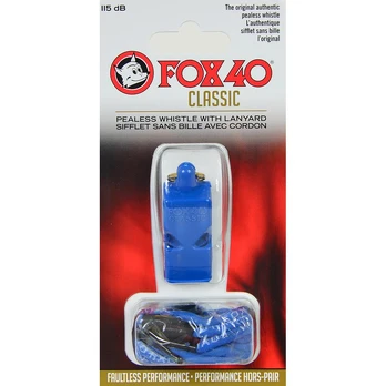 Fox40 Švilpukas Fox 40 Classic Safety mėlyna + virvutė 9903-0508