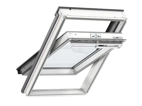 Stoglangis VELUX GGL SK08 2070, matmenys 114 x 140cm, baltas