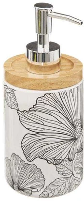 Dozownik do mydła BLACKFLORA, ceramiczny