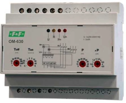 F&F Ogranicznik poboru mocy OM-630 trójfazowy 5-50kW OM-630