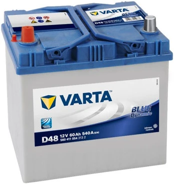 Akumuliatorius Varta Blue Dynamic D48, 12 V, 60 Ah, 540 A
