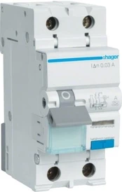 Hager 1 + N 16A C 0.03A A A ADA966D