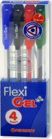 Penmate Flexi Gel rašiklis, 4 spalvos