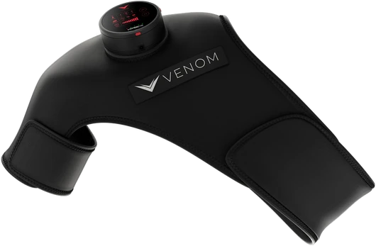 Venom Shoulder Right - šildantis ir vibruojantis dešiniojo peties diržas