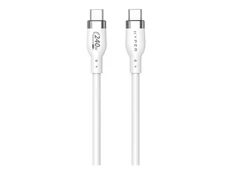 Hyper 1M Silicone 240W USB-C Charging Cable - White kaina