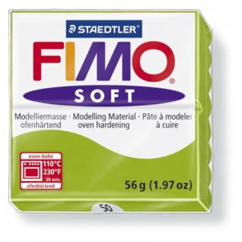 Staedtler Masa Fimo Soft 56g 50 seledynowy (185284)