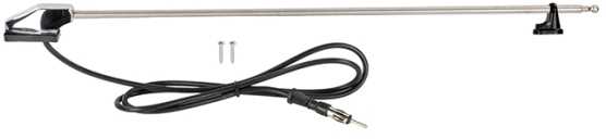 ACV Antenne AM/FM universal DIN chrome 118cm