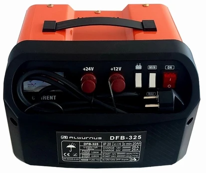 Akumuliatoriaus įkroviklis Alburnus DFB-325, 12 - 24 V, 25 A