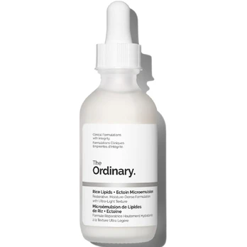The Ordinary Rice Lipids + Ectoin Microemulsion Moisturizer veido emulsija, 60 ml