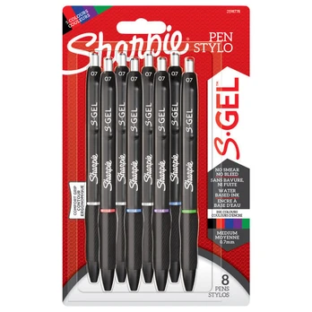 Sharpie - S-Gel 0,7 mm 8-Blister (2198778)