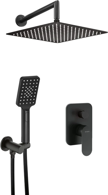 Concealed shower set