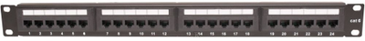 Securitynet PANEL KATEGORII 6 UTP 19" 1U, 24XRJ45