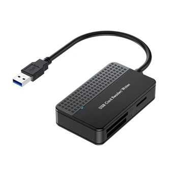 USB 3.0 tipo atminties kortelių skaitytuvas 4 viename SD TF CF MS Flash kortelės adapteris