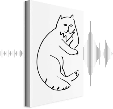 Artgeist Paveikslas - Cat Relaxing (1 Part) Vertical