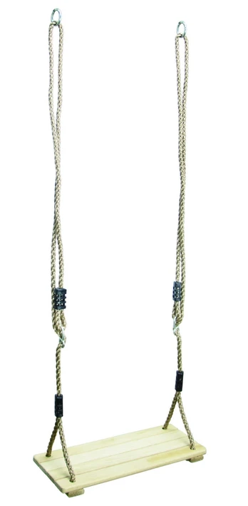 Medinės sūpynės Outliner S04-202, 16 cm, 120 cm, rudos