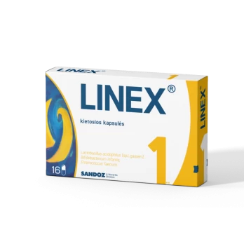 LINEX kietosios kapsulės N16