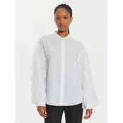 TWINSET Marškiniai 241TP2140 Balta Loose Fit