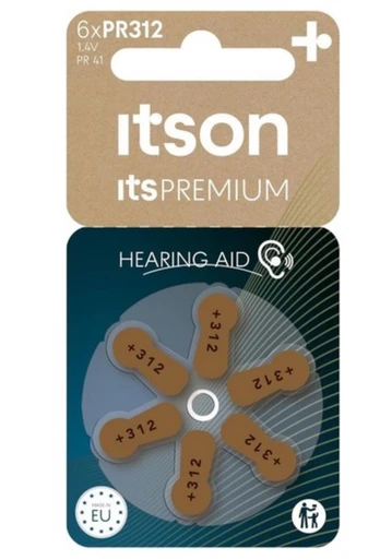 itson itsPREMIUM hearing aid battery PR312IT/6RM | PR312(41)IT/6RM