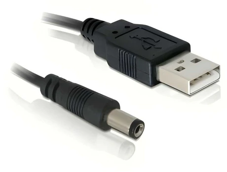 Delock Kabelis USB Power > DC 5,5 x 2,1 mm Stecker 1,0 m