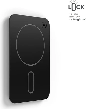 „Speck Everywhere Mount“ + „ClickLock“ – magnetinis „MagSafe“ laikiklis (juodas)