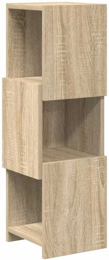 Kampinė spintelė Balta 25,5x25x80cm Apdirbta mediena