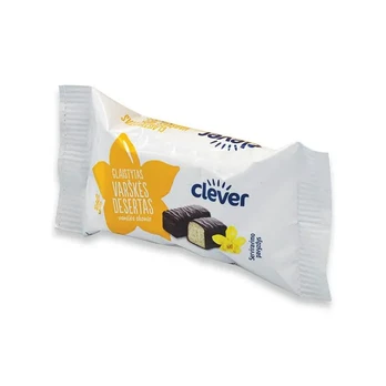 Vanilės skonio glaistytas varškės desertas CLEVER, 35 g