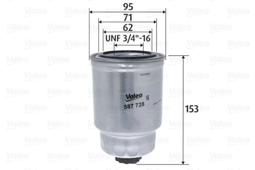 Kuro filtras VALEO 587728