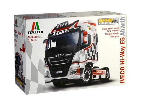 Plastikinis surenkamas modelis taleri iveco hi-way E5 abarth