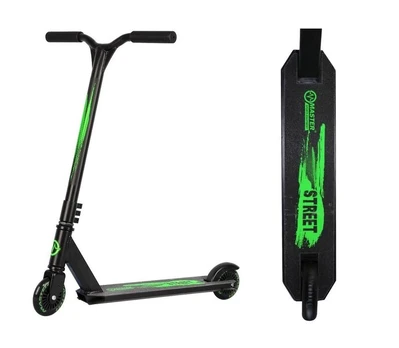MASTER Stunt Street Green motoroleris