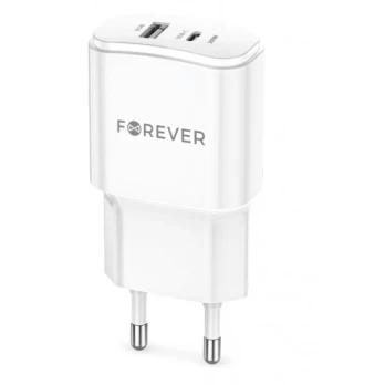 Forever TC-01-20AC Charger PD / QC / USB-C / 1USB / 20W
