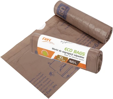 Rūšiavimo atliekų maišai, 60 l, 10 vnt., BIO, 5.5 x 19 x 2.5, 00790, Simple Solution