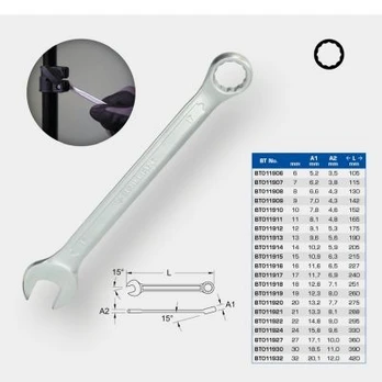 Žiedinis-šakinis veržliaraktis KS TOOLS BT011908