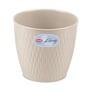 Stefanplast Vazonas Liberty Ø30x27cm baltas