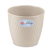 Stefanplast Vazonas Liberty Ø30x27cm baltas kaina
