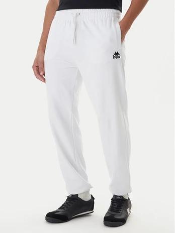 Kappa Sportinės kelnės Gothenburg 331U7EW Balta Regular Fit